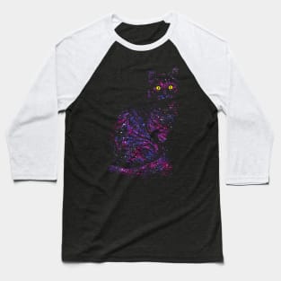 Cat Space Baseball T-Shirt